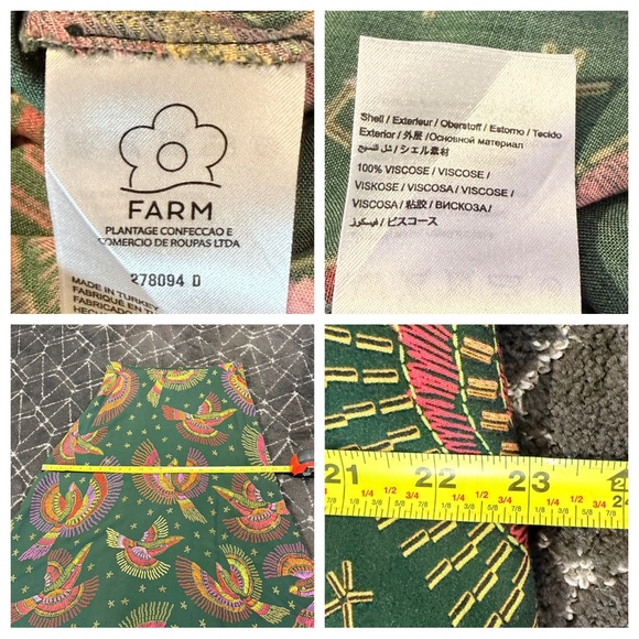 Anthropologie Farm Rio skirt - Picture 5 of 6